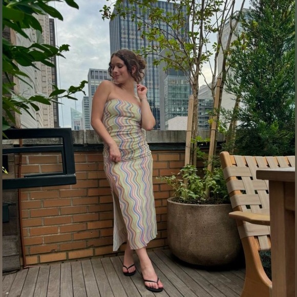 ZARA BLOGGERS’ FAVORITE STRAPLESS TULLE DRESS - Picture 9 of 16